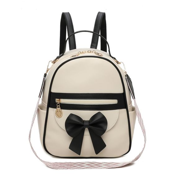 Girls Mini Backpack Cute Bowknot Leather Backpack Girls Desner Small ^_^ - Picture 1 of 7